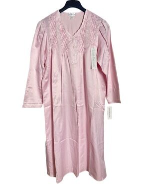 Miss Elaine Pink Nightgown Size M